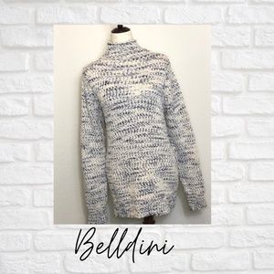 Belldini Mock Neck Knit Sweater